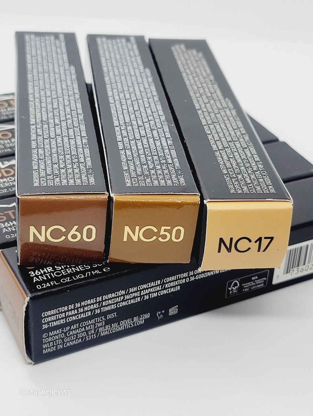 NC 17 MAC Cosmetics Studio Fix 36 Hour Smooth Angles Concealer Brand New In Box - Picture 10 of 10